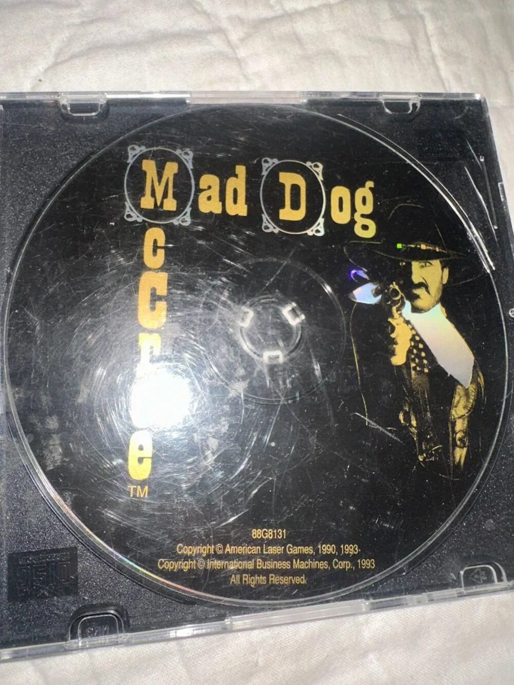 Mad Dog McCree PC CD ROM Game American Laser Games Western Shooter